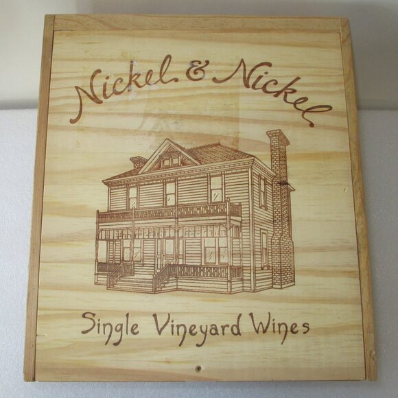 NICKEL & NICKEL WOODEN WINE CRATE - Picture 9 of 12